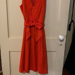 NWOT J Crew Orange Summer Dress